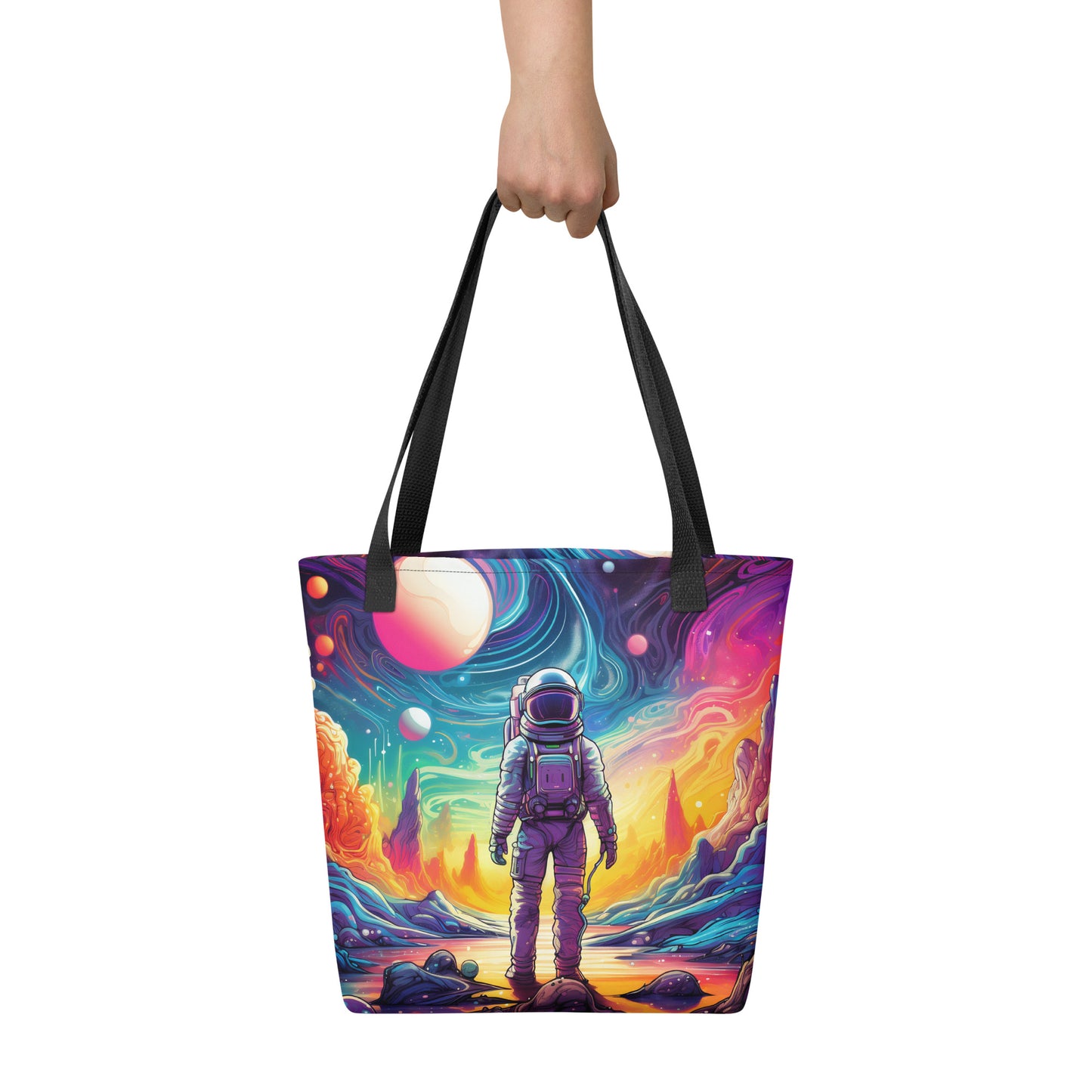 Trippy Astronaut Tote bag