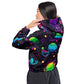 Trippy Space Women’s cropped windbreaker