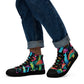 Yerb Labs Psychedelic Mushroom Men’s high top canvas shoes