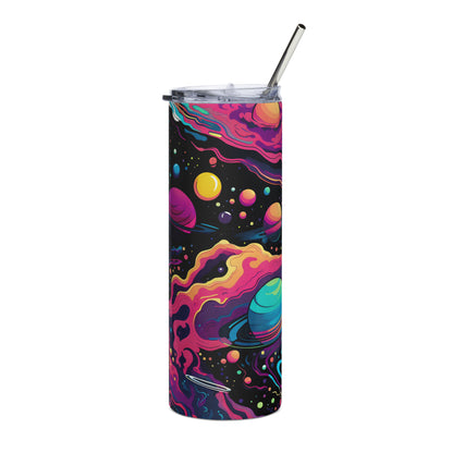 Neon Space Stainless steel tumbler