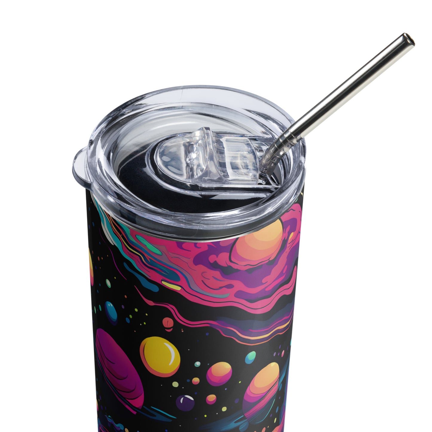 Neon Space Stainless steel tumbler