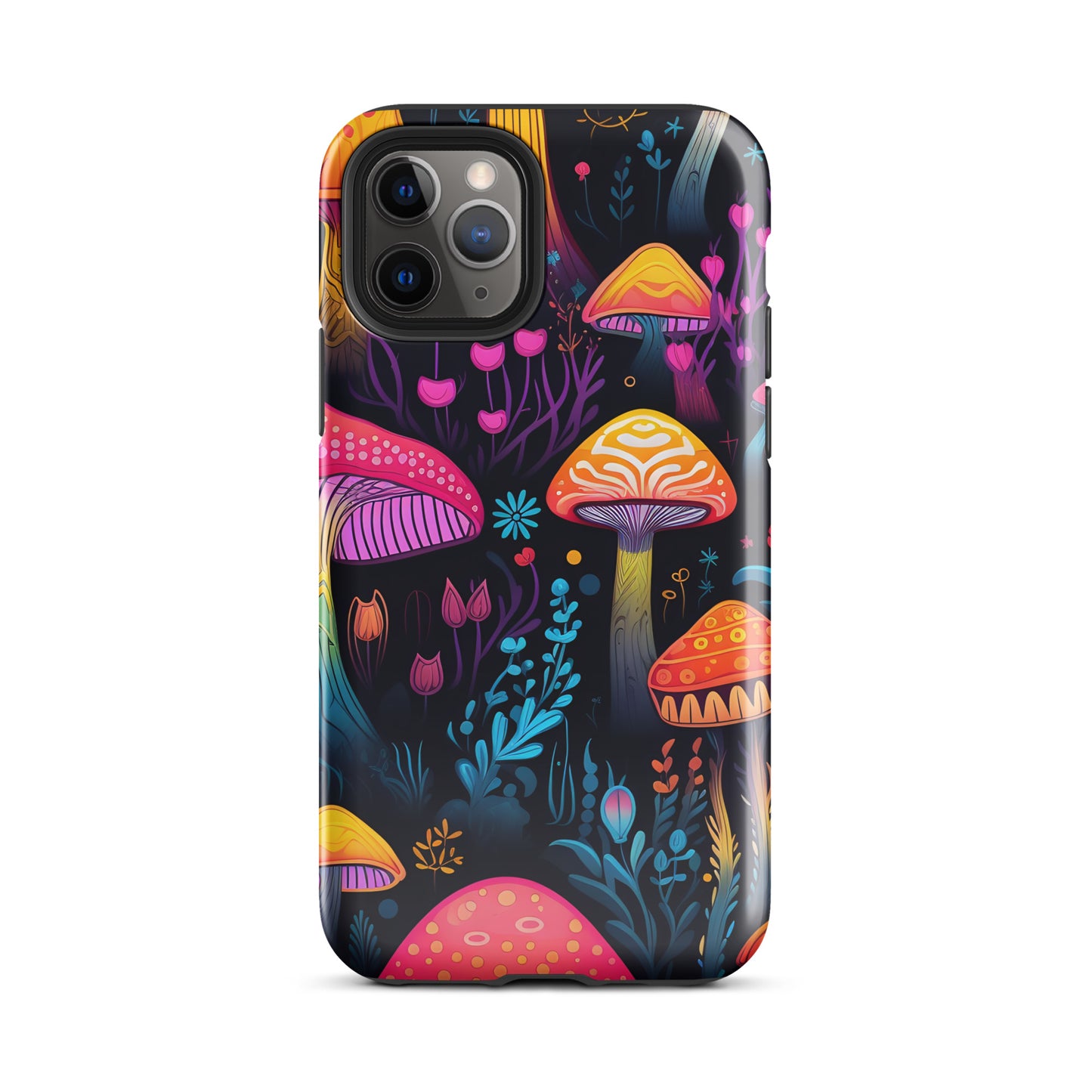 Neon Magic Mushroom Tough Case for iPhone®