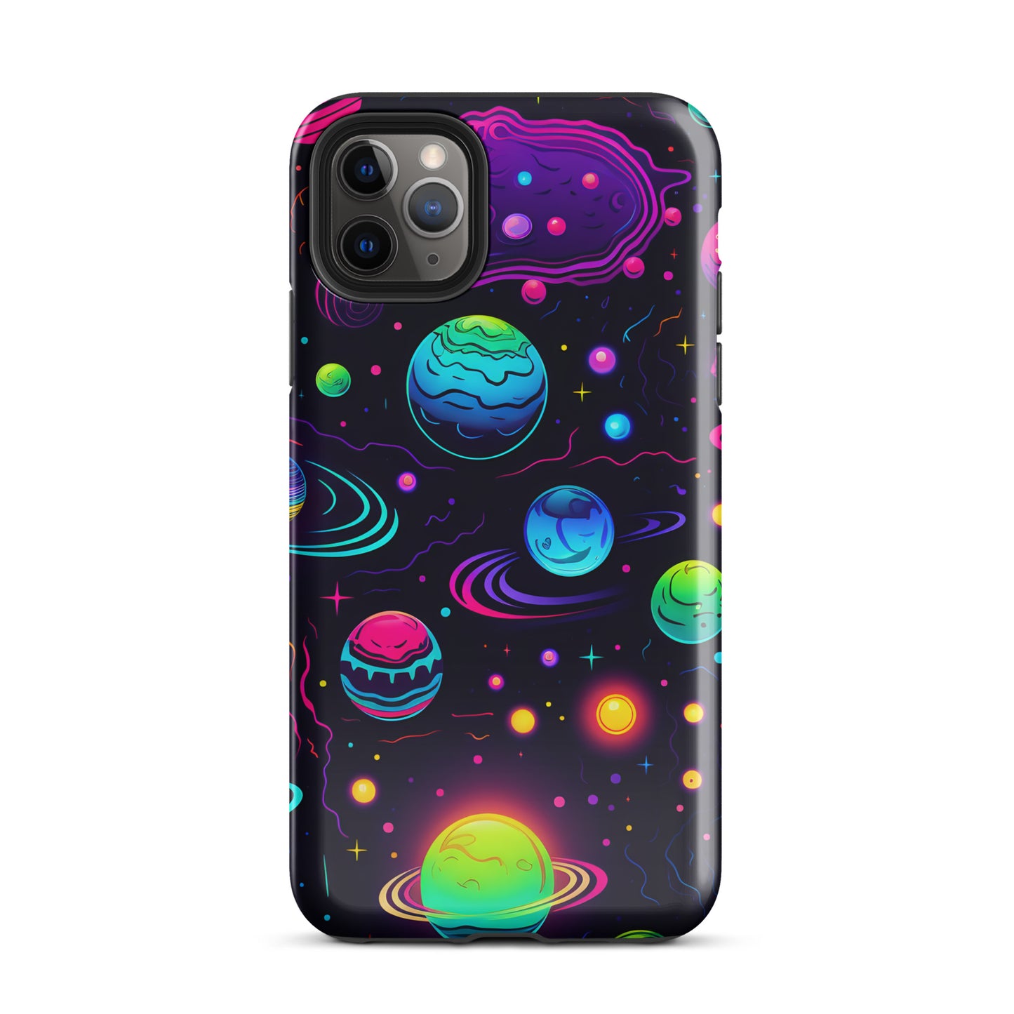 Neon Space Tough Case for iPhone®