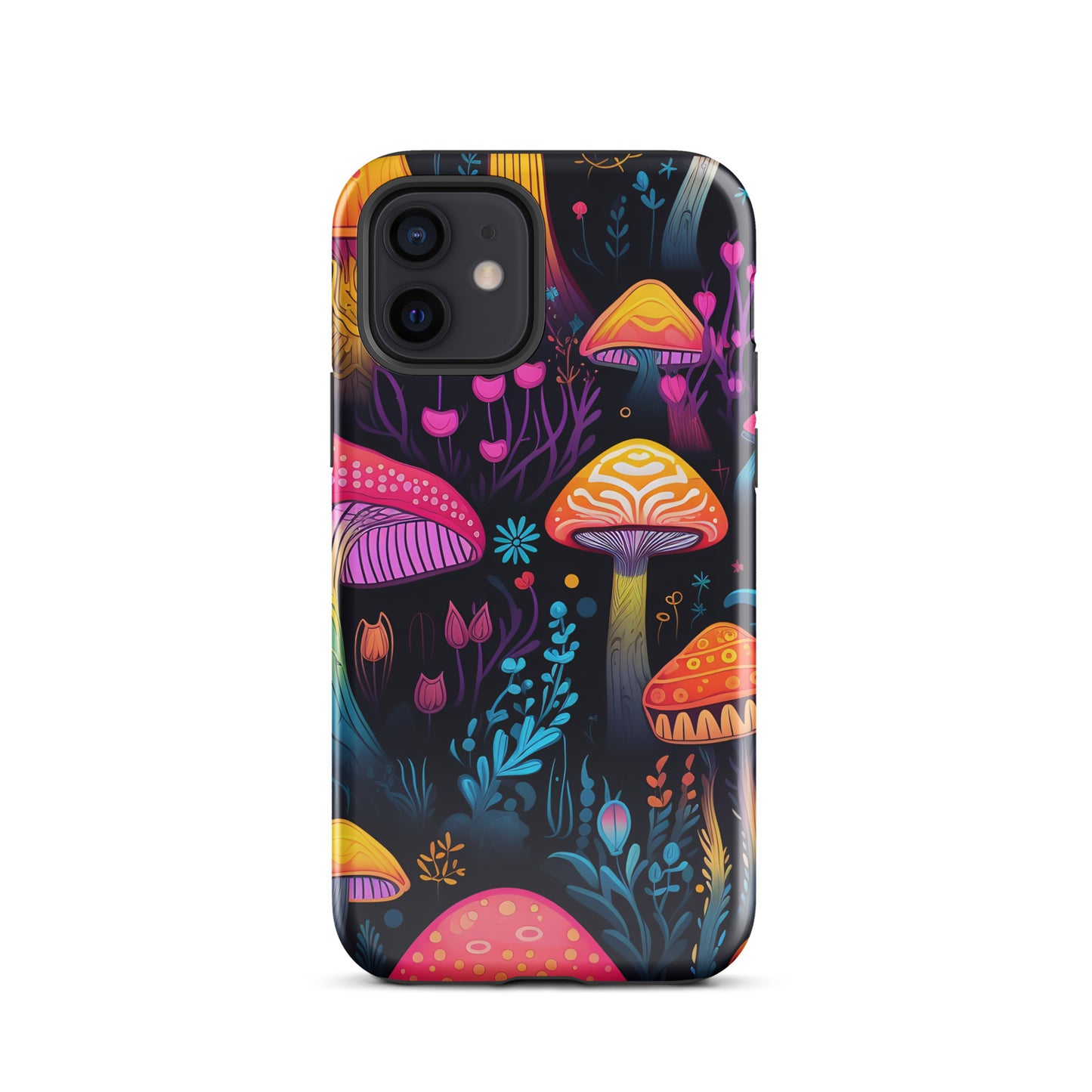 Neon Magic Mushroom Tough Case for iPhone®