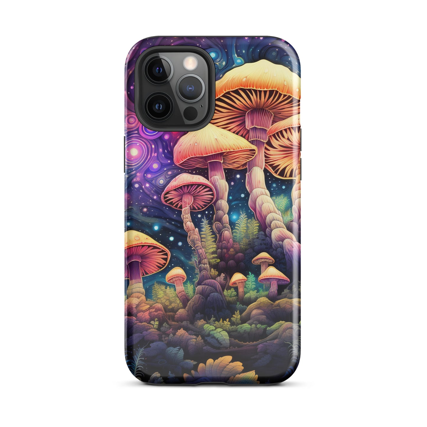 Neon Mushroom Forest Tough Case for iPhone®