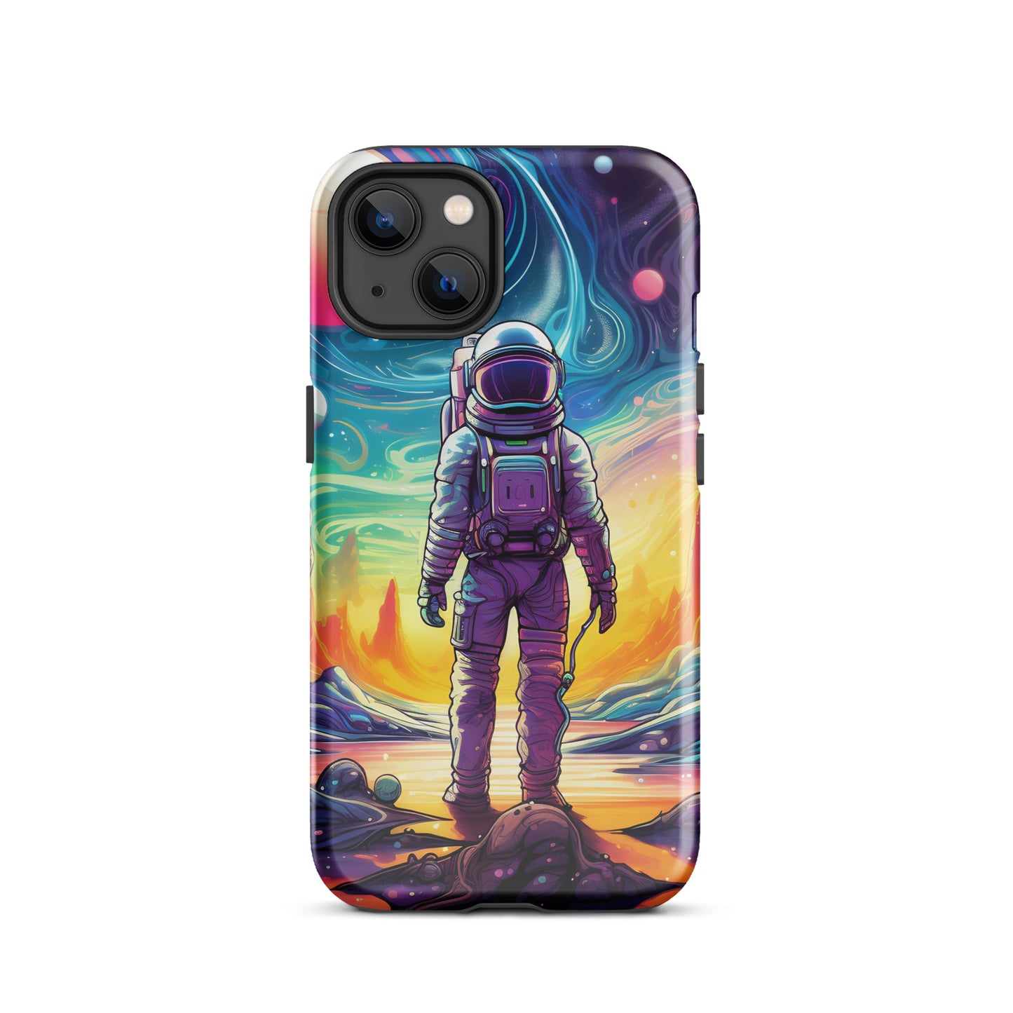 Psychedelic Astronaut in Space Tough Case for iPhone®