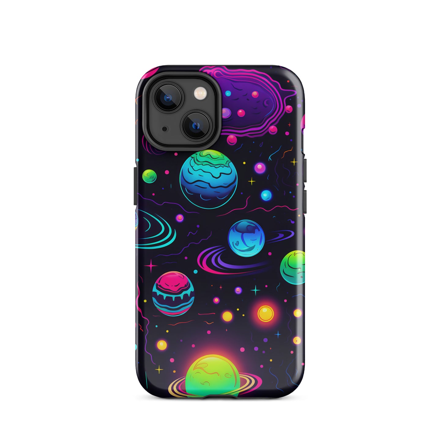 Neon Space Tough Case for iPhone®
