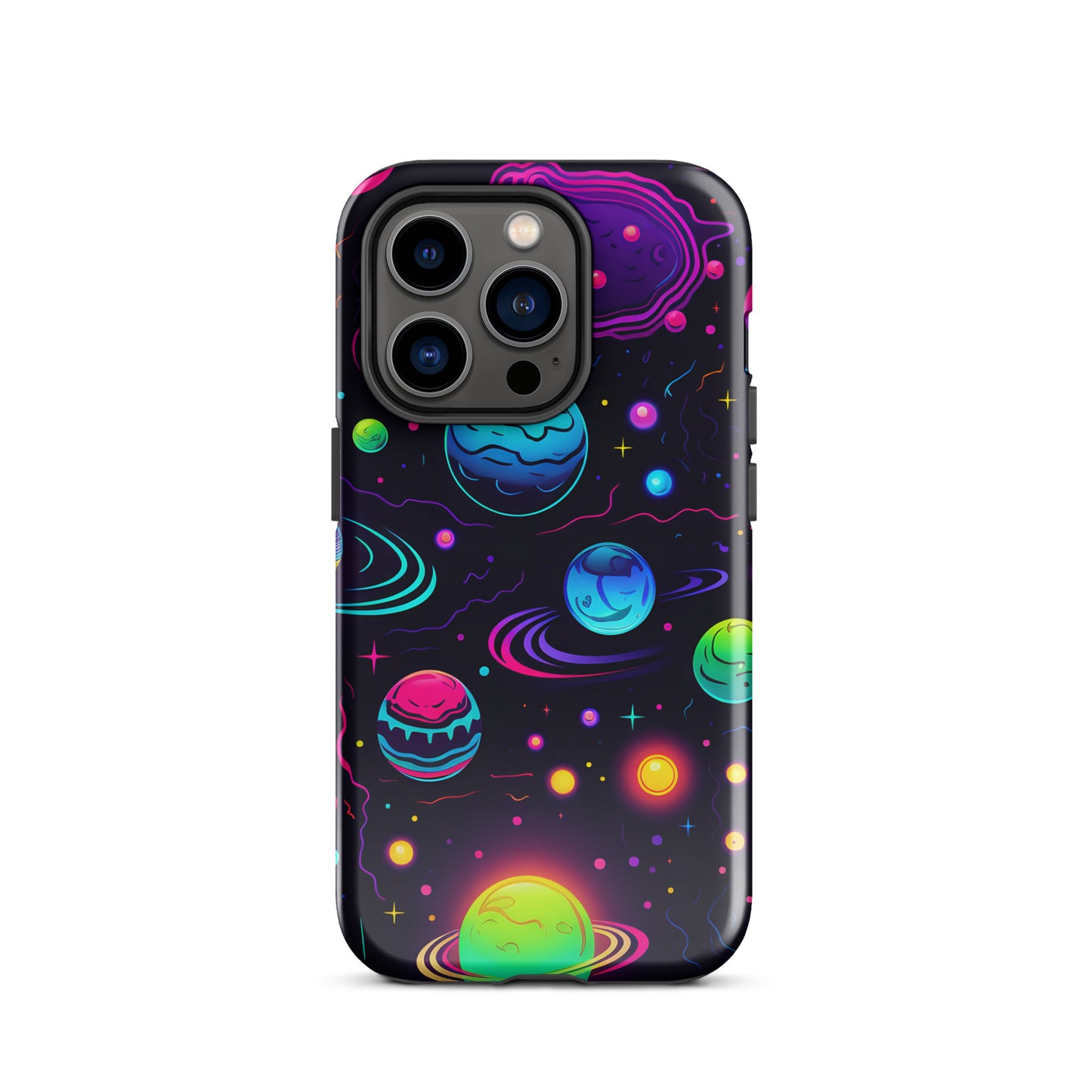 Neon Space Tough Case for iPhone®