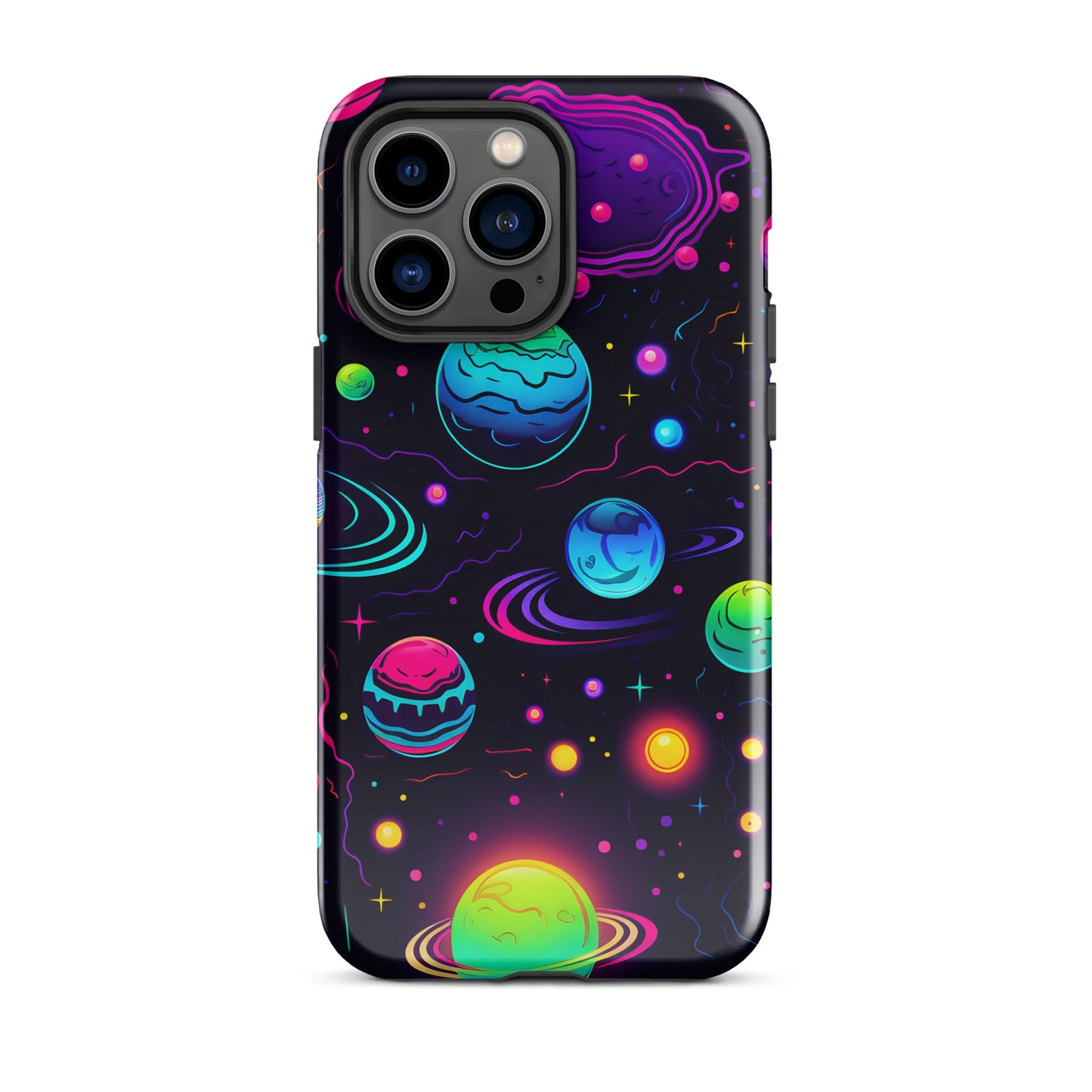 Neon Space Tough Case for iPhone®