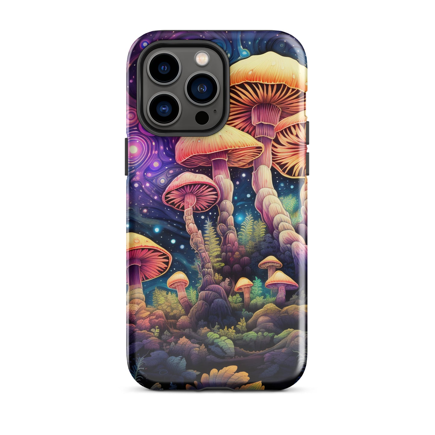 Neon Mushroom Forest Tough Case for iPhone®