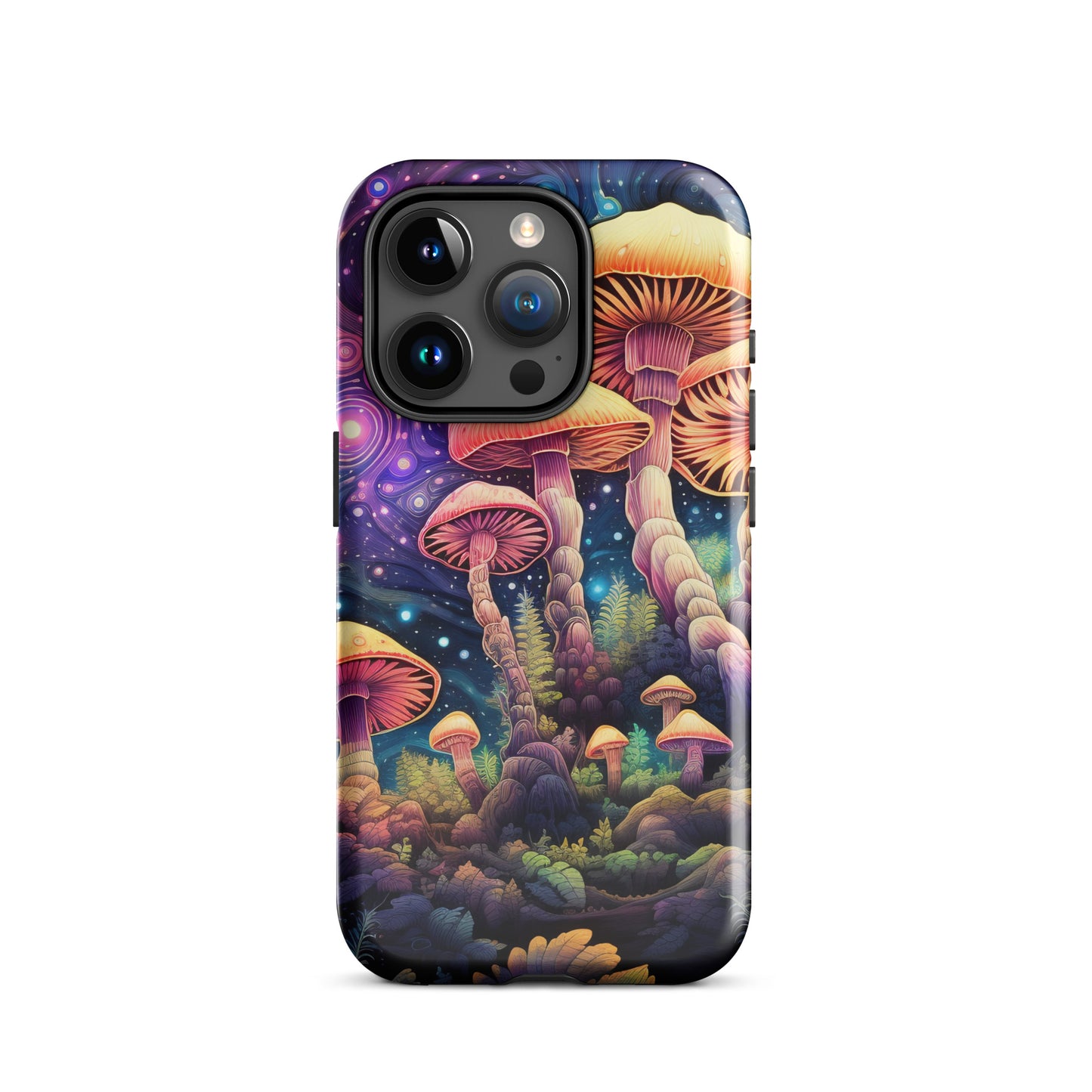 Neon Mushroom Forest Tough Case for iPhone®