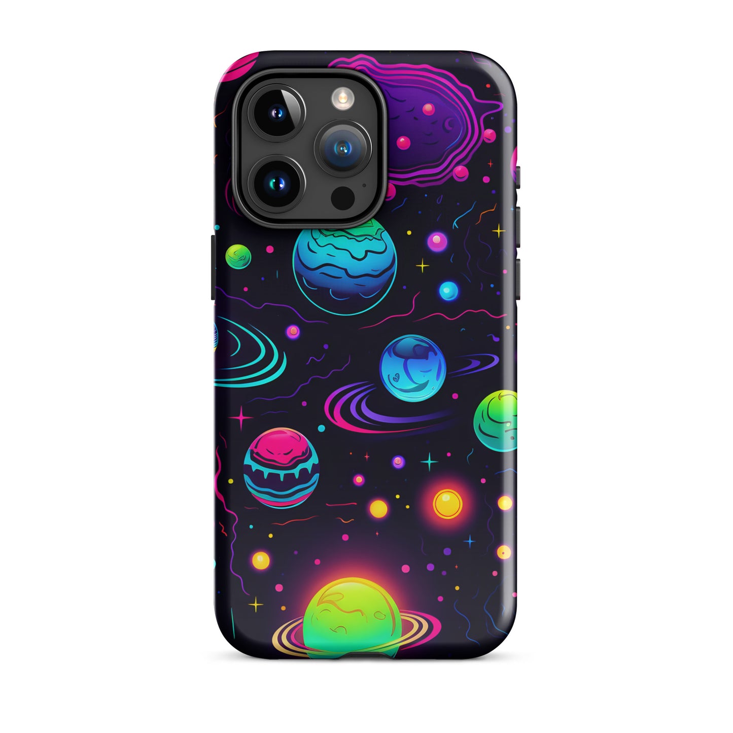 Neon Space Tough Case for iPhone®