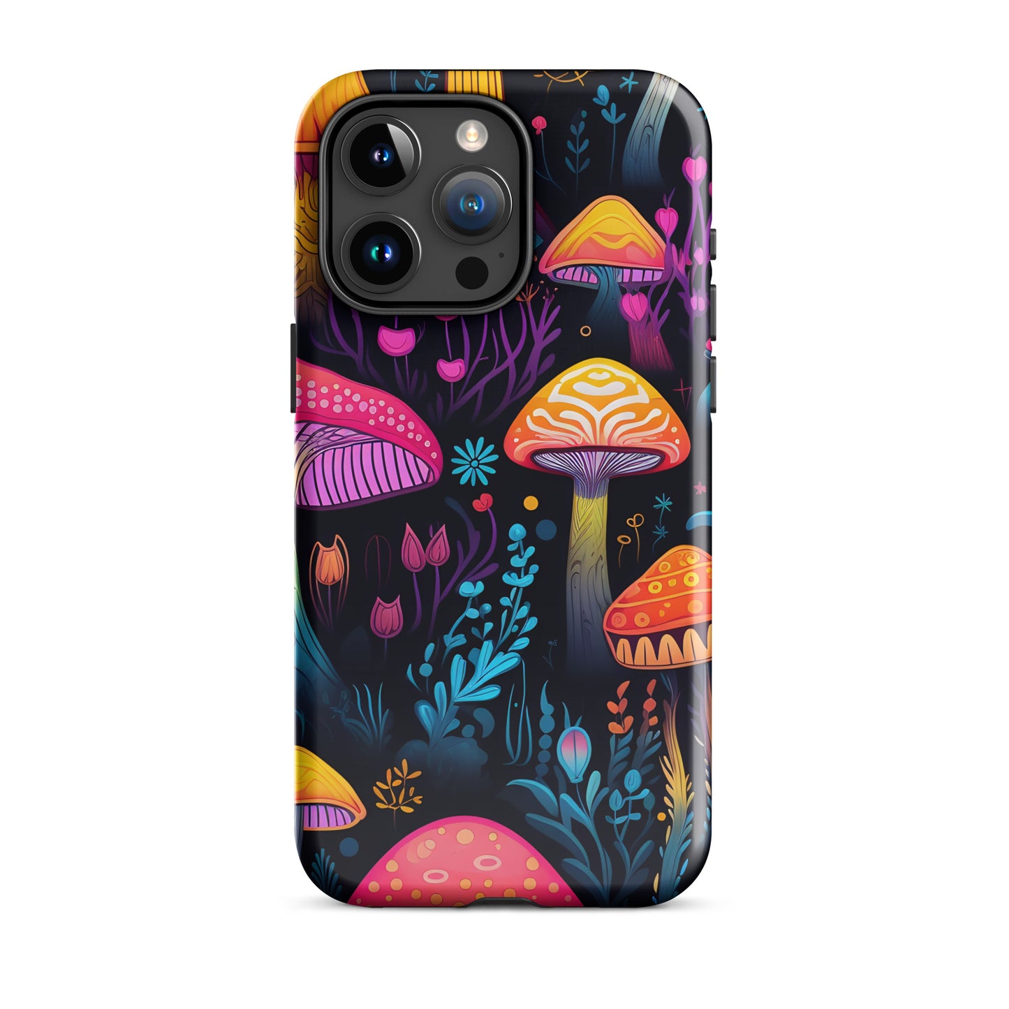 Neon Magic Mushroom Tough Case for iPhone®