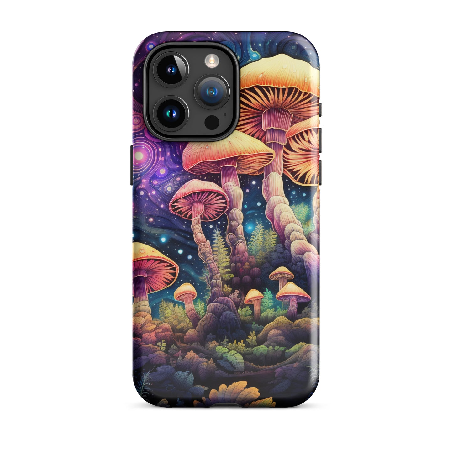 Neon Mushroom Forest Tough Case for iPhone®