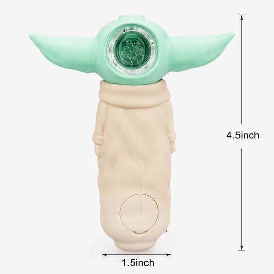 Baby Yoda Silicon Pipe