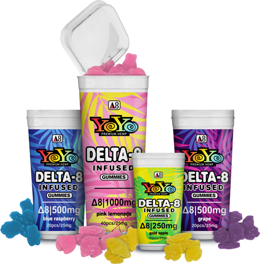 YOYO Premium Hemp Delta-8 Infused Gummies